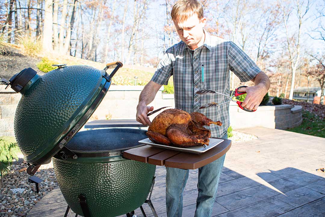 Low and slow turkey green egg