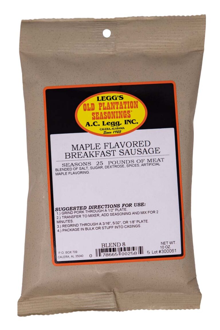 Legg’s Maple Flavored Breakfast Sausage