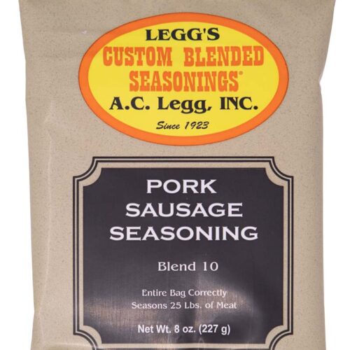 Leggs Pork Sausage Seasoning Blend 10 Meadow Creek Barbecue Supply