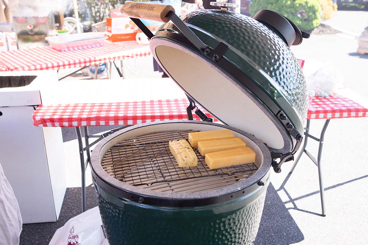 2021 Open House - Cheese on the Big Green Egg
