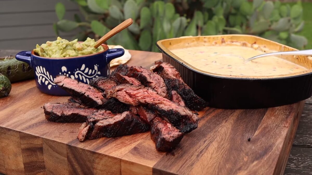 Skirt Steak with Queso