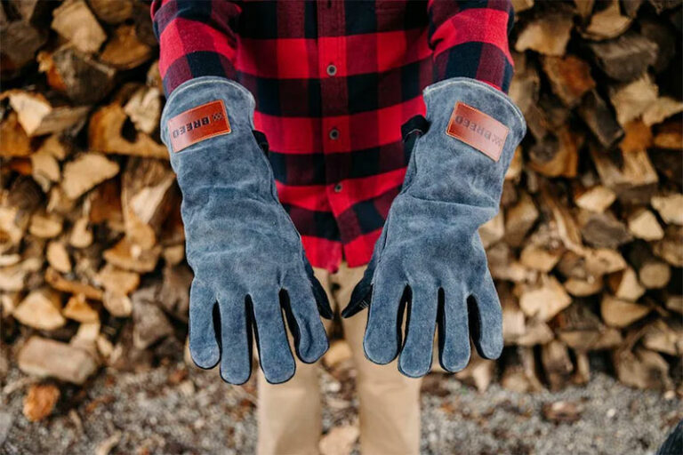 Breeo Leather Fire Gloves