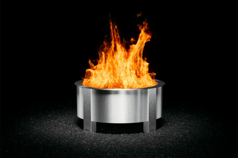 Breeo X Series 42 Smokeless Fire Pit Stainless Steel