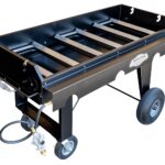 Meadow Creek BBQ60G Flat Top Grill With Grate Removed