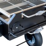 Vent & Cool-to-the-Touch Handles on Meadow Creek BBQ60G Flat Top Grill