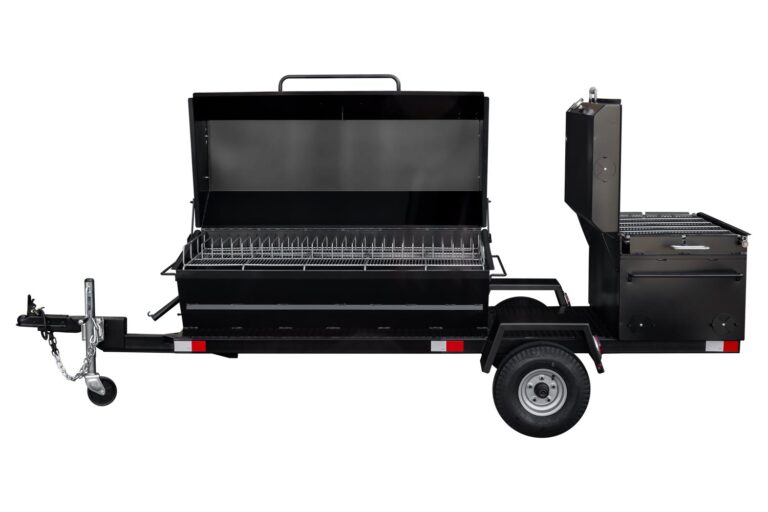 Meadow Creek CD108 Caterer's Delight Trailer With Optional Rib Rack on PR60