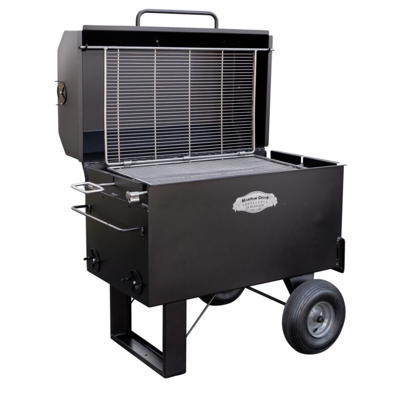 Meadow Creek COMBI42 Grill With Pivoting Stainless Steel Grate