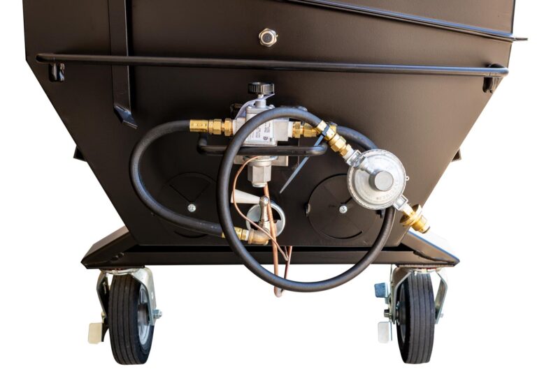 Optional Probe Port and 8 Inch Casters on Stand on Meadow Creek