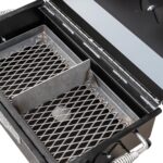 Charcoal Grate With Adjustable Divider on Meadow Creek SK23 Steak Grill