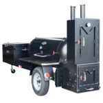 Meadow Creek TS250 With Optional BBQ42, Live Smoke, Stainless Steel Exterior Shelves, Probe Port, and Gas Assist Access