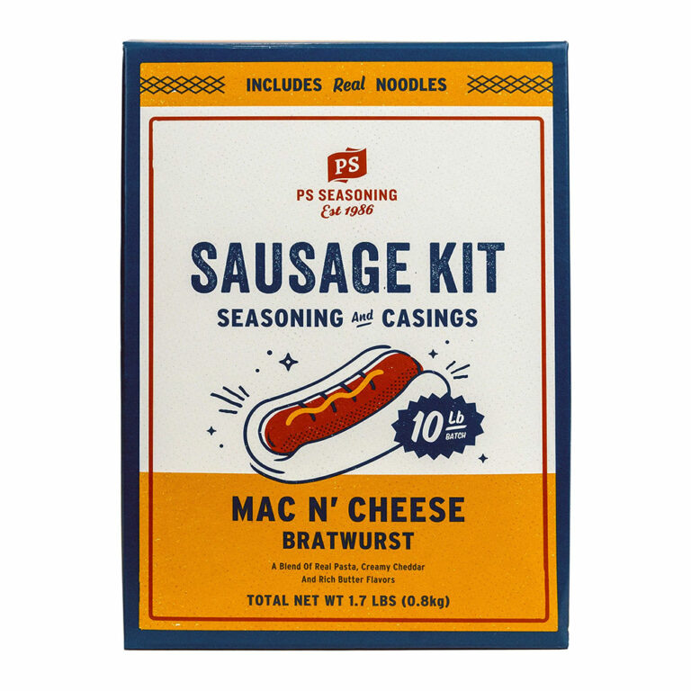 PS Seasoning Mac N' Cheese Bratwurst Sausage Kit