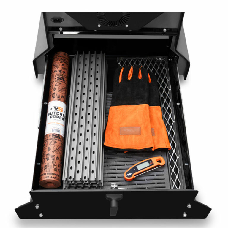 Competition Cart with Storage Drawer for the Yoder Smokers YS640S Competition Pellet Cooker